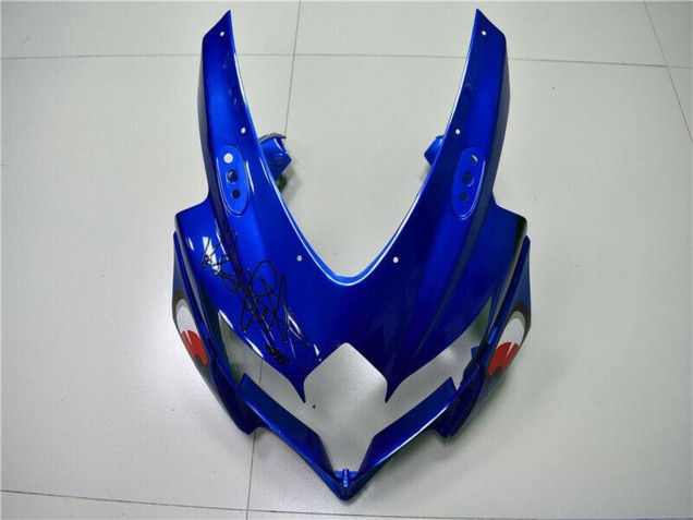 Mejores Carenados Moto Suzuki GSXR 600/750 2008-2010 - Azul Amarillo Tiburón
