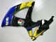 Mejores Carenados Moto Suzuki GSXR 600/750 2008-2010 - Azul Amarillo Tiburón