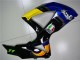 Mejores Carenados Moto Suzuki GSXR 600/750 2008-2010 - Azul Amarillo Tiburón
