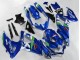 Mejores Carenados Moto Suzuki GSXR 600/750 2008-2010 - Azul Blanco Verde Negro