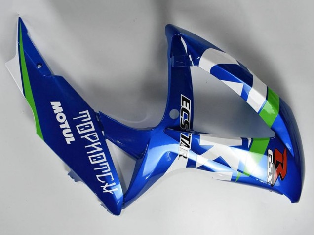 Mejores Carenados Moto Suzuki GSXR 600/750 2008-2010 - Azul Blanco Verde Negro