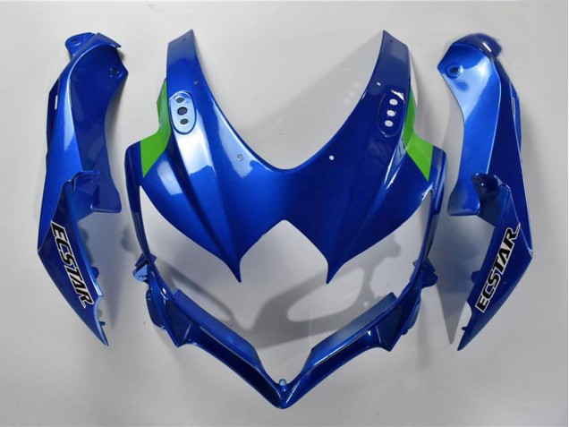 Mejores Carenados Moto Suzuki GSXR 600/750 2008-2010 - Azul Blanco Verde Negro