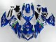 Mejores Carenados Moto Suzuki GSXR 600/750 2008-2010 - Azul Blanco Verde Negro