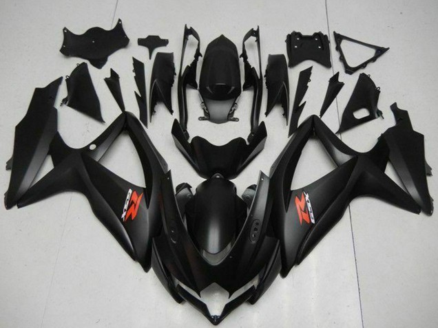 Mejores Carenados Moto Suzuki GSXR 600/750 2008-2010 - Negro Mate Rojo