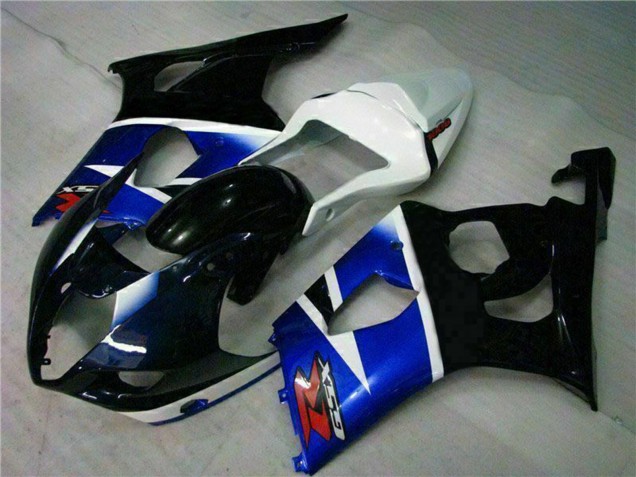 Mejores Carenados Moto ABS Suzuki GSXR 1000 2003-2004 - Blanco Azul Negro Brillante Rojo