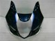Mejores Carenados Moto ABS Suzuki GSXR 1000 2003-2004 - Blanco Azul Negro Brillante Rojo