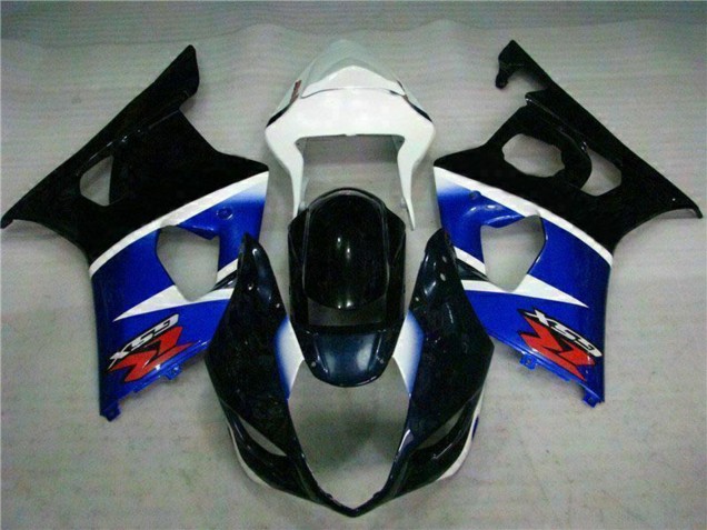 Mejores Carenados Moto ABS Suzuki GSXR 1000 2003-2004 - Blanco Azul Negro Brillante Rojo