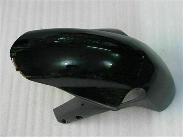 Mejores Carenados Moto Suzuki GSXR 1000 2003-2004 - Negro Brillante Oro Llama