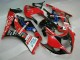 Mejores Carenados Moto Suzuki GSXR 1000 2003-2004 - Rojo Negro Azul Yoshimura