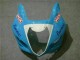 Mejores Carenados Moto Suzuki GSXR 1000 2003-2004 - Azul Blanco Amarillo Rizla