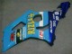 Mejores Carenados Moto Suzuki GSXR 1000 2003-2004 - Azul Blanco Amarillo Rizla