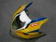 Mejores Carenados Moto Suzuki GSXR 1000 2003-2004 - Amarillo Azul Blanco Rojo Corona Motul