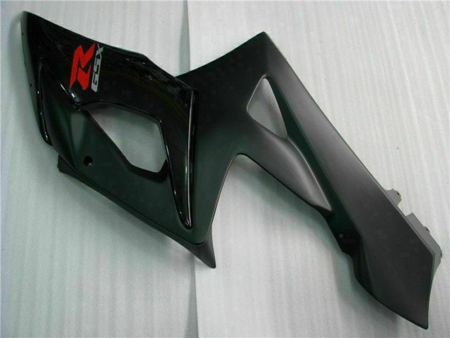 Mejores Carenado Moto Suzuki GSXR 1000 2005-2006 - Negro Brillante Negro Mate Rojo
