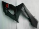 Mejores Carenado Moto Suzuki GSXR 1000 2005-2006 - Negro Brillante Negro Mate Rojo