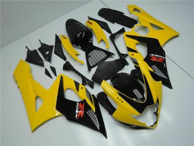 Mejores Carenados Moto Suzuki GSXR 1000 2005-2006 - Amarillo Negro Brillante Rojo