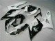 Mejores Carenados Moto Suzuki GSXR 1000 2005-2006 - Blanco Negro Brillante