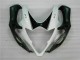 Mejores Carenados Moto Suzuki GSXR 1000 2005-2006 - Blanco Negro Brillante