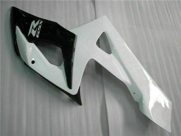 Mejores Carenados Moto Suzuki GSXR 1000 2005-2006 - Blanco Negro Brillante