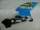 Mejores Carenados Moto Suzuki GSXR 1000 2005-2006 - Azul Oro Negro Rizla