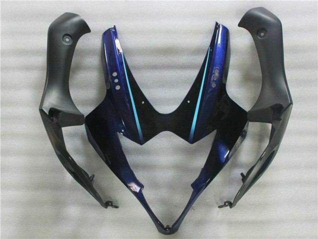 Mejores Kits Carenado Moto Suzuki GSXR 1000 2005-2006 - Blanco Azul Negro Brillante
