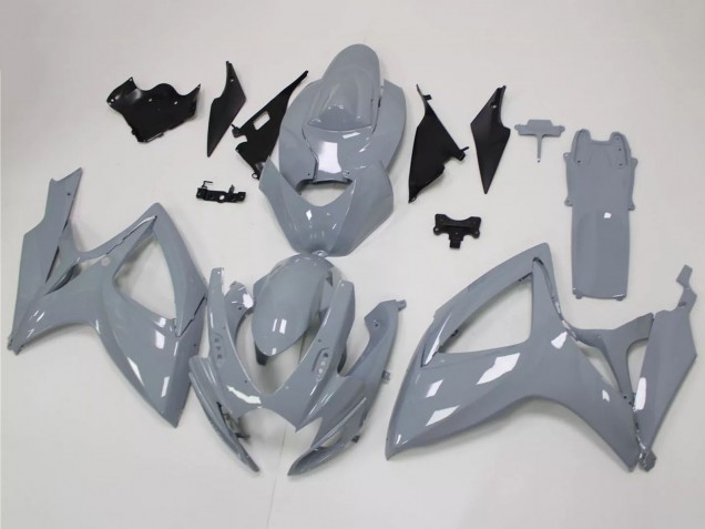 Mejores Kits Carenado Moto Suzuki GSXR 600 / GSXR 750 2006-2007 - Nardo Gris
