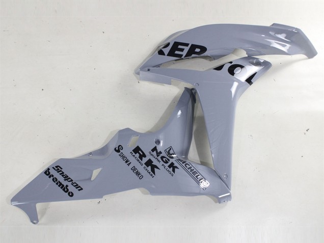 Mejores Carenados Moto Honda CBR600RR 2007-2008 - Nardo Gris Negro Repsol