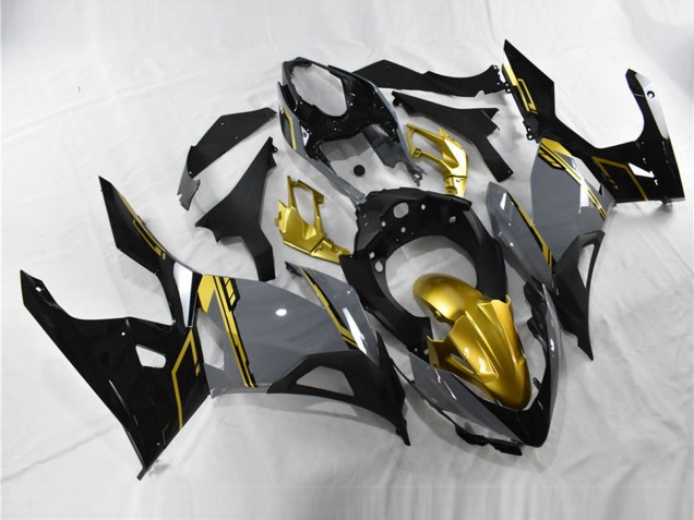 Mejores Carenados Moto Kawasaki Ninja 400 2018-2024 - Nardo Gris Oro Negro