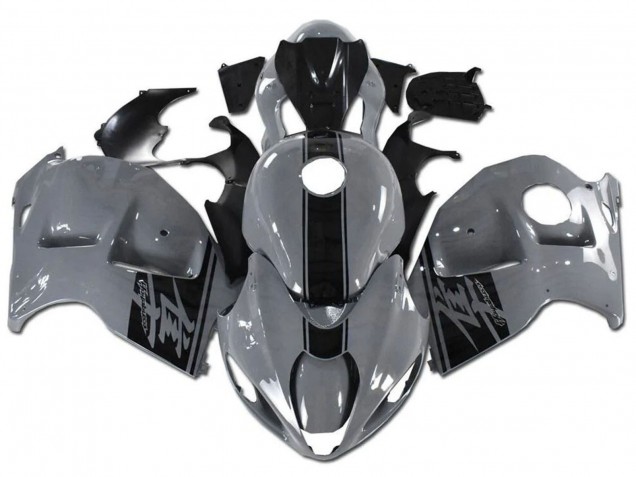Mejores Carenados Moto Suzuki GSXR 1300 Hayabusa 1996-2007 - Nardo Gris Negro