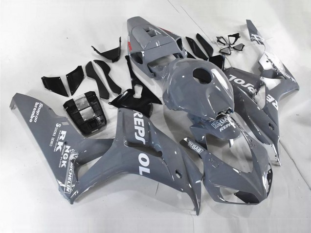 Mejores Carenados Moto Honda CBR1000RR 2006-2007 - Nardo Gris Blanco Repsol