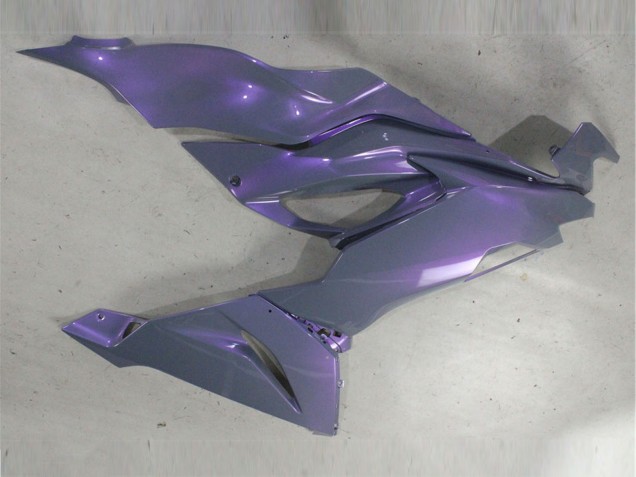 Mejores Carenados Moto Kawasaki ZX6R 2019-2022 - Camaleón Gris Dazz Púrpura Perla