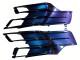 Mejores Carenados Moto Kawasaki ZX14R ZZR1400 2012-2024 - Camaleón Azul Púrpura