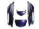 Mejores Carenados Moto Kawasaki ZX14R ZZR1400 2006-2011 - Camaleón Azul Púrpura
