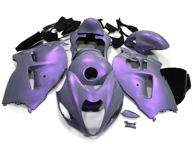 Mejores Carenados Moto Suzuki GSXR 1300 Hayabusa 1996-2007 - Camaleón Gris Dazz Púrpura Perla