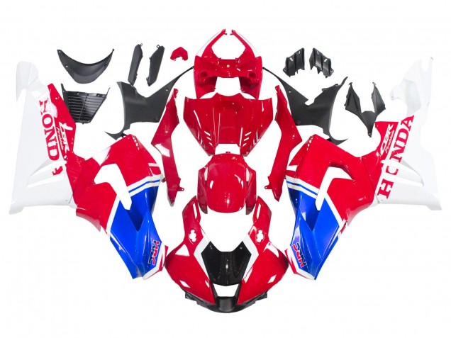 Mejores Kits Carenados Moto Honda CBR1000RR-R 2020-2023 - Blanco Rojo Azul HRC