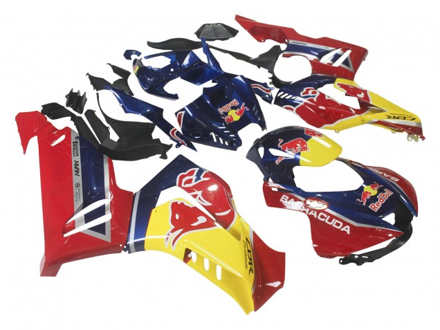 Mejores Carenados Moto Honda CBR1000RR-R 2020-2023 - Azul Amarillo Rojo Bull