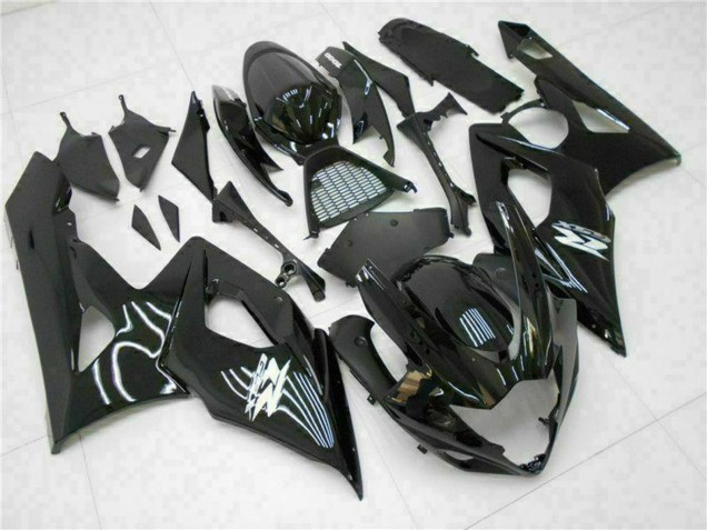 Mejores Carenado Moto Suzuki GSXR 1000 2005-2006 - Negro Brillante