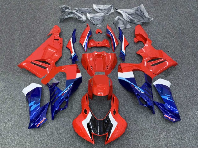 Mejores Kit Carenados Moto Honda CBR1000RR-R 2020-2023 - Blanco Rojo Azul HRC