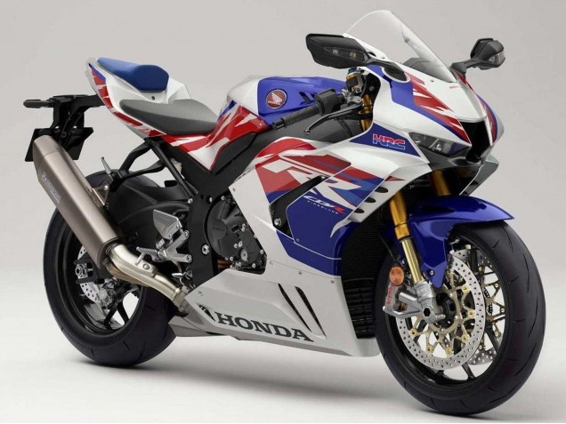 Mejores Carenados Moto Honda CBR1000RR-R 2020-2023 - Blanco Rojo Azul HRC