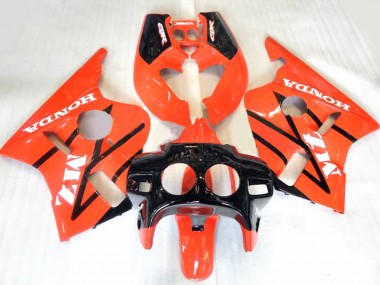 Mejores Carenados Moto Honda CBR400RR NC23 1987-1989 - Naranja Negro Brillante