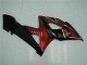 Mejores Carenado Moto Suzuki GSXR 1000 2005-2006 - Rojo Negro Brillante