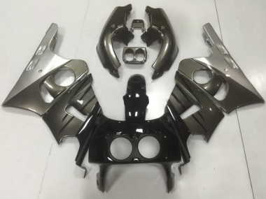 Mejores Carenados Moto Honda CBR400RR NC29 1990-1999 - Plata Gris Negro Brillante
