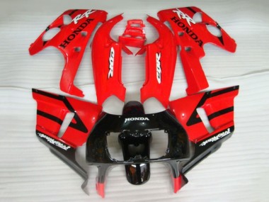 Mejores Carenados Moto Honda CBR400RR NC29 1990-1999 - Rojo Negro Brillante Fireblade