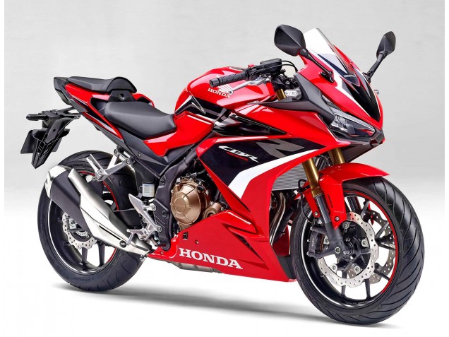 Mejores Carenados Moto Honda CBR400R 2022 - Rojo Blanco Negro Brillante