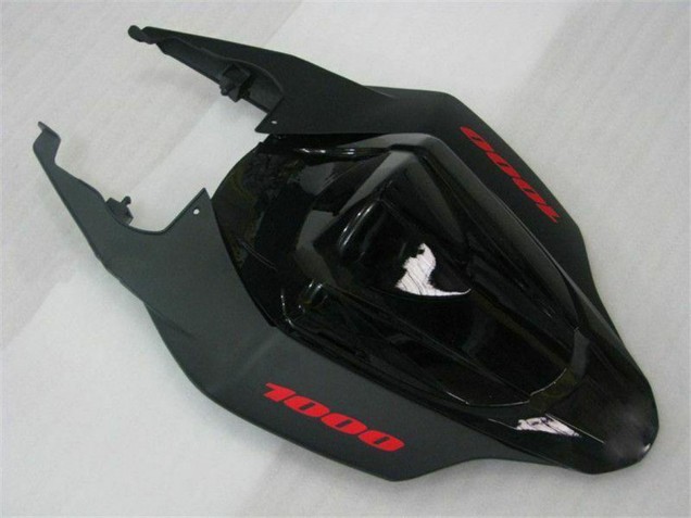 Mejores Carenados Moto Suzuki GSXR 1000 2007-2008 - Negro Brillante Negro Mate Rojo