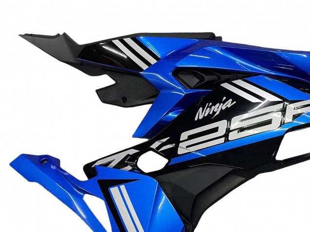 Mejores Carenados Moto Kawasaki ZX25R ZX-25R 2019-2025 - Azul Blanco Negro Mate