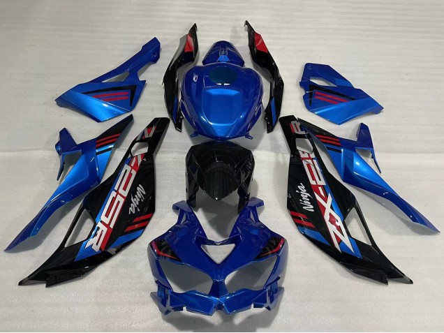 Mejores Carenados Moto Kawasaki ZX25R ZX-25R 2019-2025 - Azul Rojo Gris