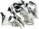 Mejores Carenados Moto Kawasaki ZX25R ZX-25R 2019-2025 - Blanco Plata Verde Negro Trick Star