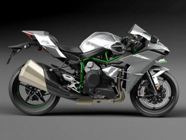 Mejores Carenados Moto Kawasaki Ninja H2 2015-2022 - Plata
