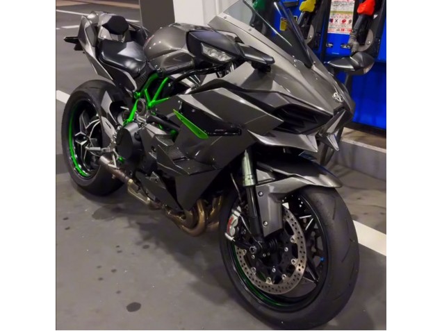 Mejores Carenado Moto Kawasaki Ninja H2 2015-2022 - Gris