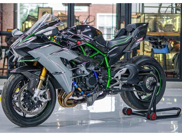 Mejores Carenados Moto Kawasaki Ninja H2 2015-2022 - Gris